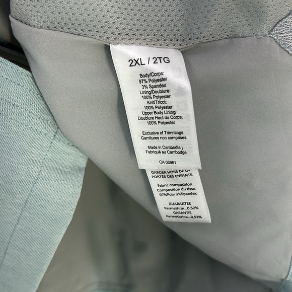 WindRiver No Fly Zone Mosquito Repellent Short Sleeve Shirt Fishing 2XL Outdoor - Picture 6 of 12